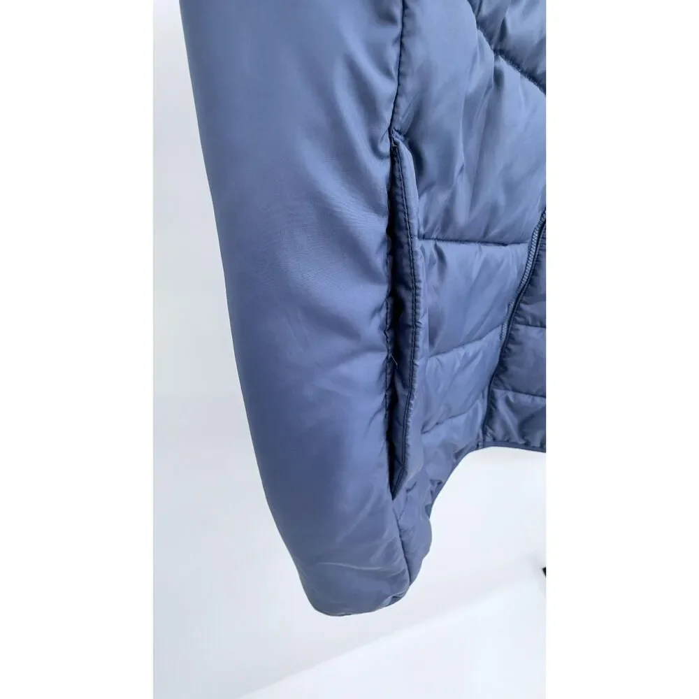 Adidas St Louis AAA Blues Puffer Vest Navy Hockey Layering Medium Men